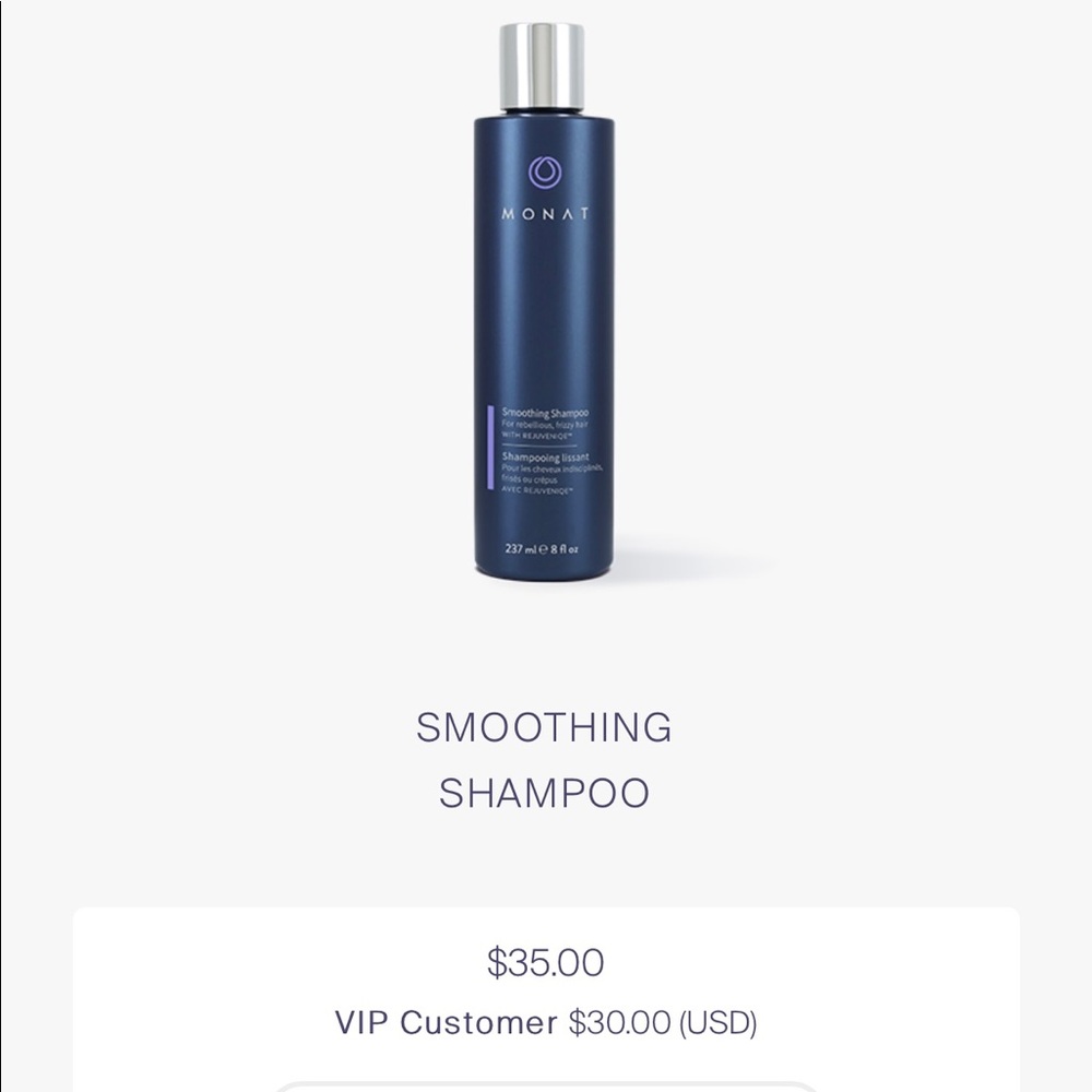 Monat smoothing shampoo